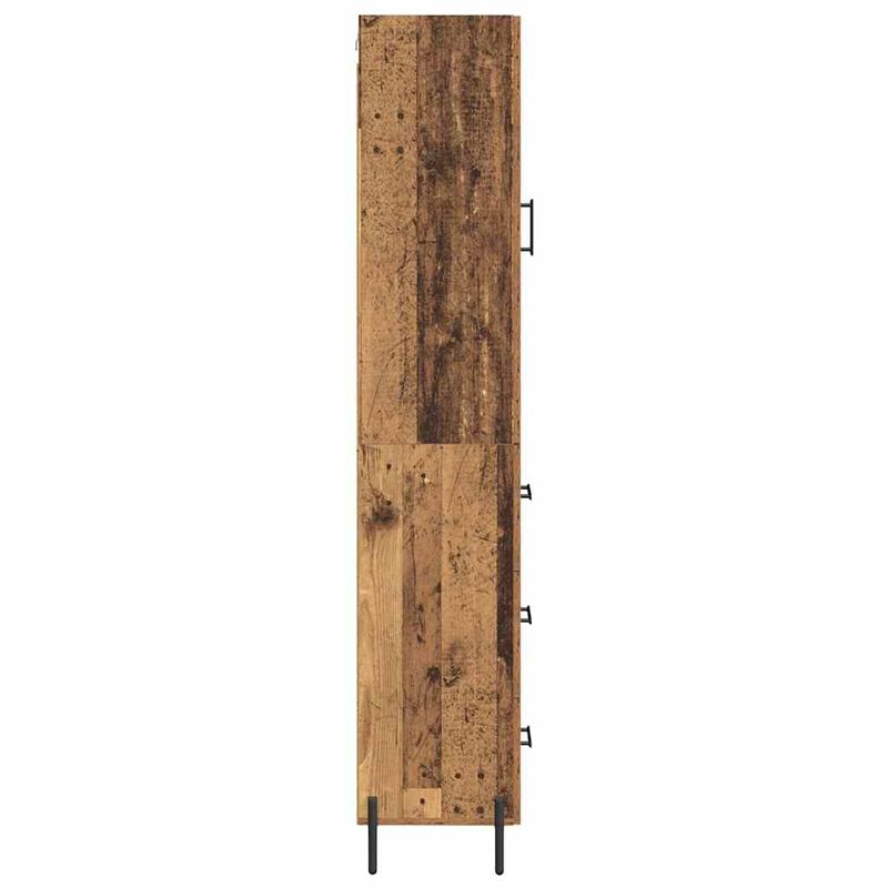 Casa si Gradina - Mobilier - Comode si corpuri - Corpuri bucatarie - Bufet cu sertar Lemn Vechi 34,5 x 34 x 180 cm Lemn compozit - Infinity.ro
