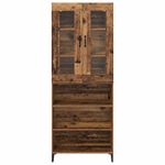 Casa si Gradina - Mobilier - Comode si corpuri - Corpuri bucatarie - Bufet Pe perete Lemn Vechi 69,5 x 34 x 180 cm Lemn compozit - Infinity.ro