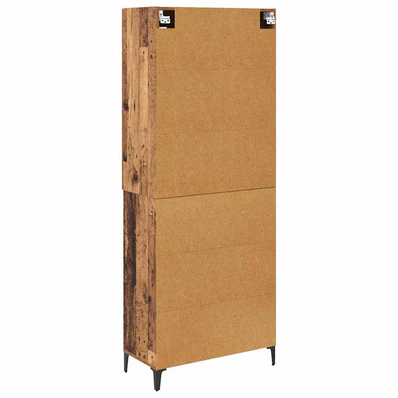 Casa si Gradina - Mobilier - Comode si corpuri - Corpuri bucatarie - Bufet Pe perete Lemn Vechi 69,5 x 34 x 180 cm Lemn compozit - Infinity.ro