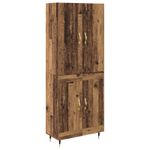 Casa si Gradina - Mobilier - Comode si corpuri - Corpuri bucatarie - Bufet Pe perete Lemn Vechi 69,5 x 34 x 180 cm Lemn compozit - Infinity.ro