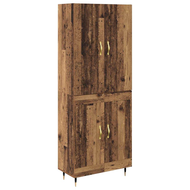 Casa si Gradina - Mobilier - Comode si corpuri - Corpuri bucatarie - Bufet Pe perete Lemn Vechi 69,5 x 34 x 180 cm Lemn compozit - Infinity.ro