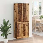 Casa si Gradina - Mobilier - Comode si corpuri - Corpuri bucatarie - Bufet Pe perete Lemn Vechi 69,5 x 34 x 180 cm Lemn compozit - Infinity.ro