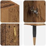 Casa si Gradina - Mobilier - Comode si corpuri - Corpuri bucatarie - Bufet Pe perete Lemn Vechi 69,5 x 34 x 180 cm Lemn compozit - Infinity.ro