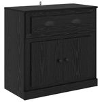 Casa si Gradina - Mobilier - Comode si corpuri - Comode - Bufeturi 2 pcs Stejar Negru 70 x 35,5 x 67,5 cm Lemn compozit - Infinity.ro