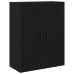 Casa si Gradina - Mobilier - Comode si corpuri - Comode - Bufet Pe perete cu sertar 2 pcs Stejar Negru Lemn compozit - Infinity.ro