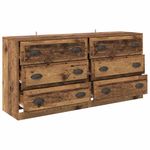 Casa si Gradina - Mobilier - Comode si corpuri - Comode - Bufeturi 2 pcs Lemn Vechi 70 x 35,5 x 67,5 cm Lemn compozit - Infinity.ro