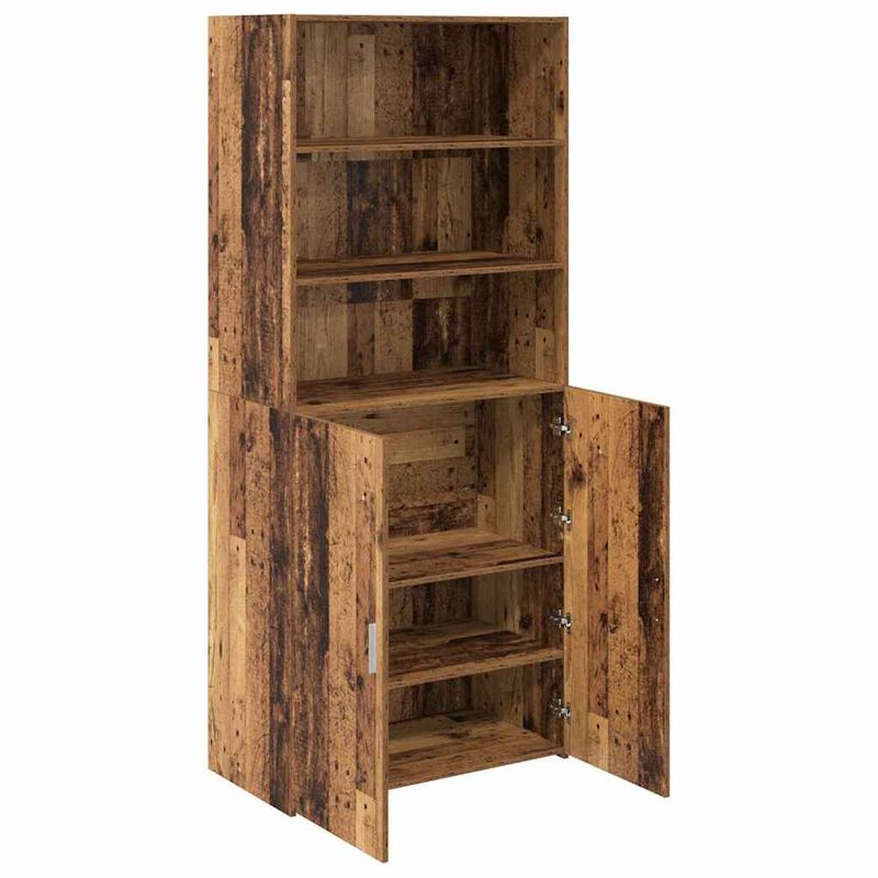 Casa si Gradina - Mobilier - Comode si corpuri - Comode - Bufet Lemn Vechi 80 x 42,5 x 185 cm Lemn compozit - Infinity.ro