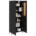 Casa si Gradina - Mobilier - Comode si corpuri - Comode - Bufet 2 pcs Stejar Negru 69,5 x 34 x 180 cm Lemn compozit - Infinity.ro
