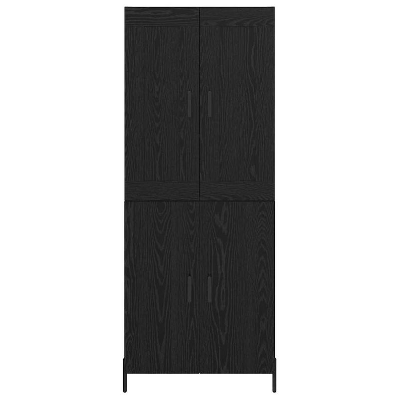 Casa si Gradina - Mobilier - Comode si corpuri - Comode - Bufet 2 pcs Stejar Negru 69,5 x 34 x 180 cm Lemn compozit - Infinity.ro