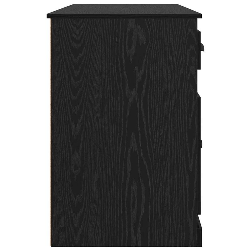 Casa si Gradina - Mobilier - Mese si birouri - Birouri - Birou cu dulap Stejar Negru 154,5 x 50 x 75 cm Lemn compozit - Infinity.ro