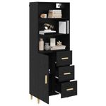 Casa si Gradina - Mobilier - Comode si corpuri - Corpuri bucatarie - Bufet 2 pcs Stejar Negru 69,5 x 34 x 180 cm Lemn compozit - Infinity.ro