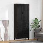 Casa si Gradina - Mobilier - Comode si corpuri - Corpuri bucatarie - Bufet 2 pcs Stejar Negru 69,5 x 34 x 180 cm Lemn compozit - Infinity.ro