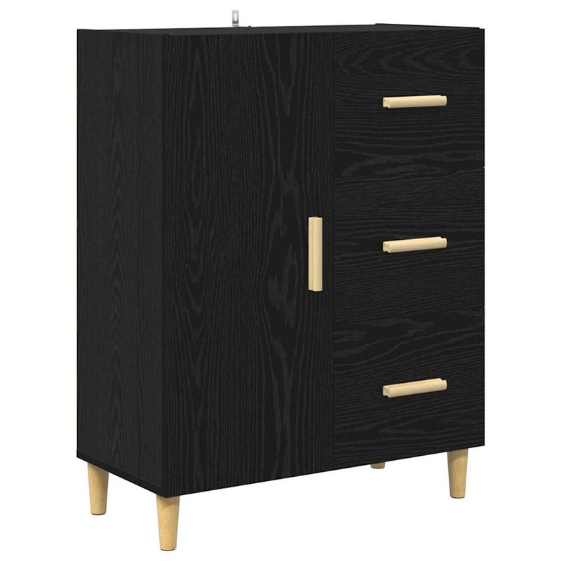 Casa si Gradina - Mobilier - Comode si corpuri - Corpuri bucatarie - Bufet 2 pcs Stejar Negru 69,5 x 34 x 180 cm Lemn compozit - Infinity.ro
