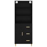 Casa si Gradina - Mobilier - Comode si corpuri - Corpuri bucatarie - Bufet 2 pcs Stejar Negru 69,5 x 34 x 180 cm Lemn compozit - Infinity.ro