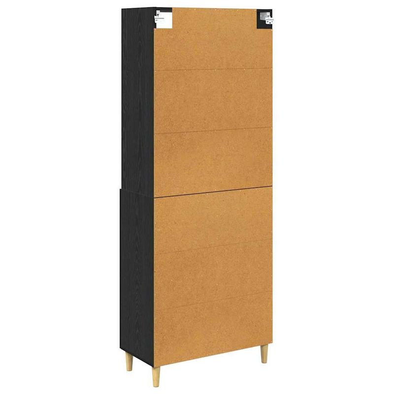 Casa si Gradina - Mobilier - Comode si corpuri - Corpuri bucatarie - Bufet 2 pcs Stejar Negru 69,5 x 34 x 180 cm Lemn compozit - Infinity.ro