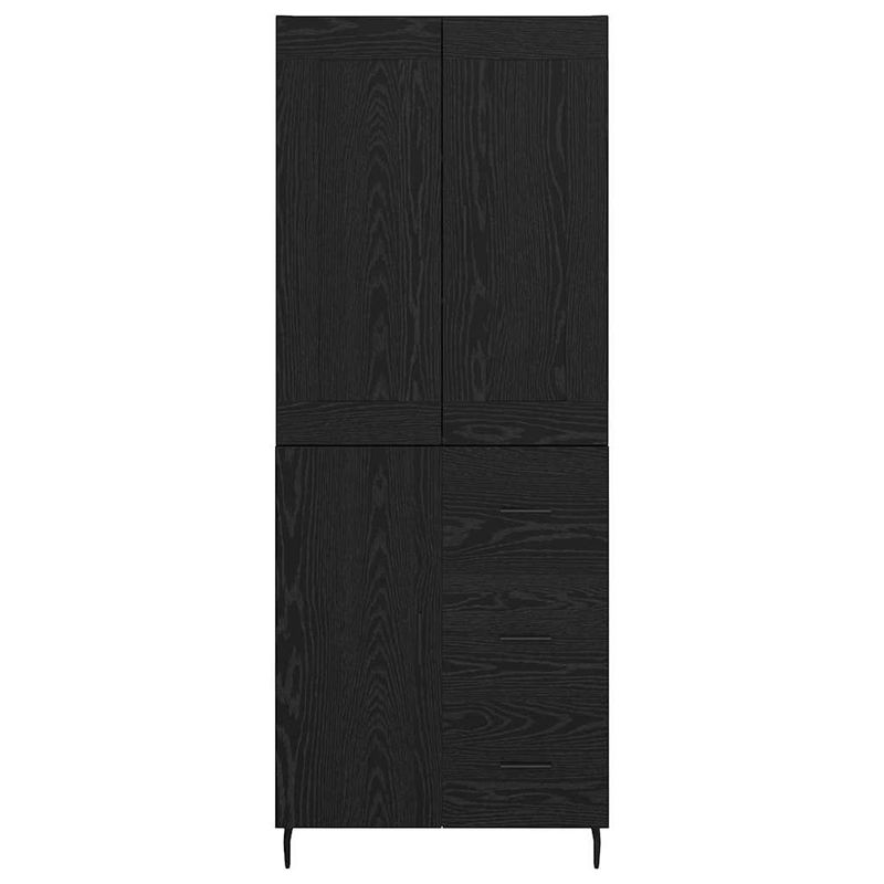 Casa si Gradina - Mobilier - Comode si corpuri - Corpuri bucatarie - Bufet 2 pcs Stejar Negru 69,5 x 34 x 180 cm Lemn compozit - Infinity.ro