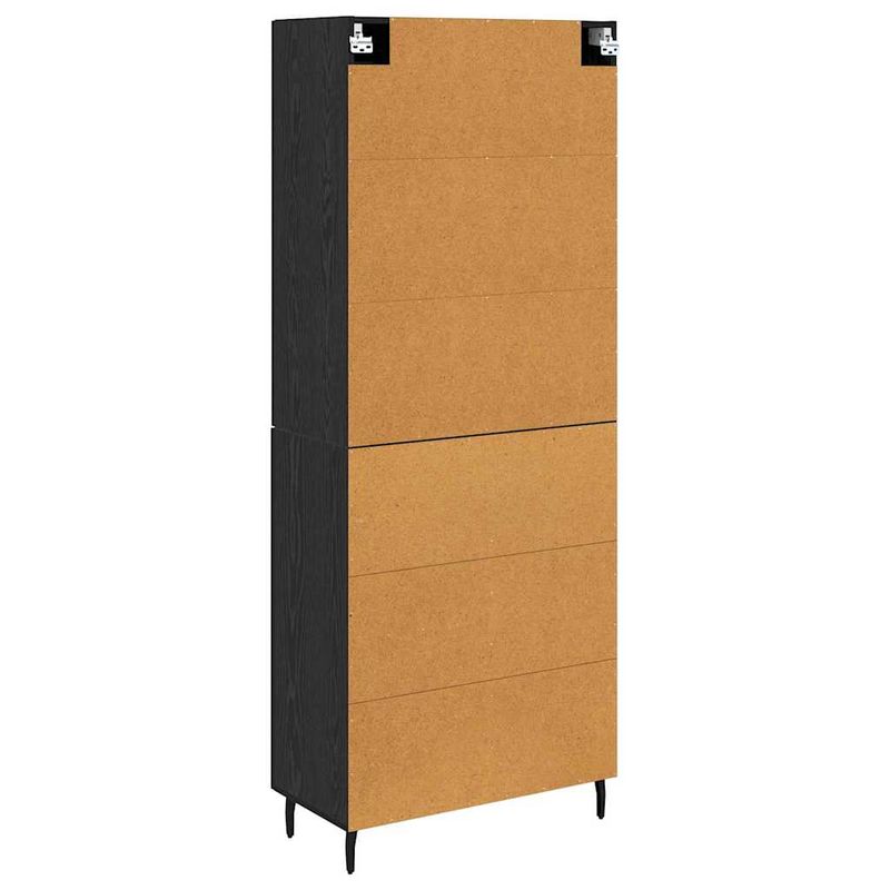 Casa si Gradina - Mobilier - Comode si corpuri - Corpuri bucatarie - Bufet 2 pcs Stejar Negru 69,5 x 34 x 180 cm Lemn compozit - Infinity.ro