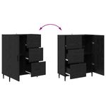 Casa si Gradina - Mobilier - Comode si corpuri - Corpuri bucatarie - Bufet 2 pcs Stejar Negru 69,5 x 34 x 180 cm Lemn compozit - Infinity.ro