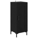 Casa si Gradina - Mobilier - Comode si corpuri - Comode - Bufet Pe perete 2 pcs Stejar Negru Lemn compozit - Infinity.ro