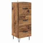 Casa si Gradina - Mobilier - Comode si corpuri - Corpuri bucatarie - Bufet cu sertar Lemn vechi 69,5 x 34 x 180 cm Lemn compozit - Infinity.ro