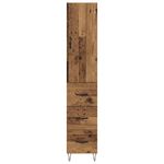 Casa si Gradina - Mobilier - Comode si corpuri - Corpuri bucatarie - Bufet cu sertar Lemn vechi 69,5 x 34 x 180 cm Lemn compozit - Infinity.ro