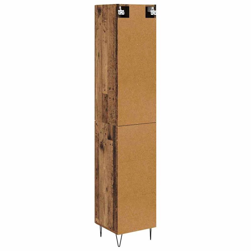 Casa si Gradina - Mobilier - Comode si corpuri - Corpuri bucatarie - Bufet cu sertar Lemn vechi 69,5 x 34 x 180 cm Lemn compozit - Infinity.ro