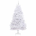 Casa si Gradina - Decoratiuni - Decoratiuni de sezon - Brad de Craciun artificial cu ramuri articulare Alb 210 cm - Infinity.ro