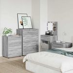 Casa si Gradina - Mobilier - Dulapuri si sifoniere - Dulapuri - Dulapuri de depozitare 2 pcs Gri Sonoma 80 x 48 x 105 cm - Infinity.ro