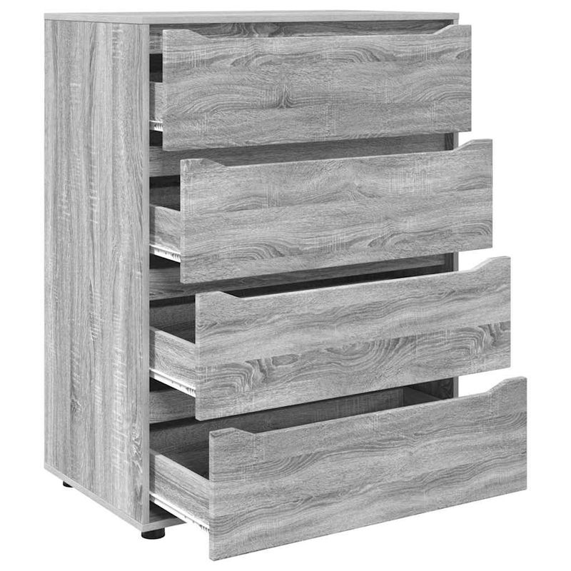 Casa si Gradina - Mobilier - Dulapuri si sifoniere - Dulapuri - Dulapuri de depozitare 2 pcs Gri Sonoma 80 x 48 x 105 cm - Infinity.ro