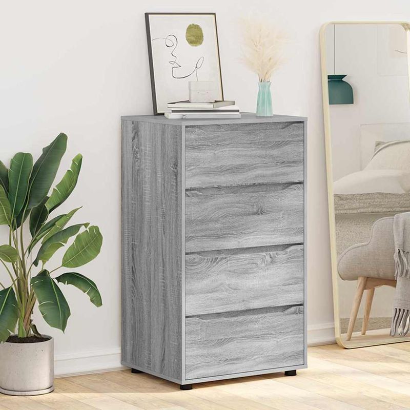 Casa si Gradina - Mobilier - Dulapuri si sifoniere - Dulapuri - Dulapuri de depozitare 2 pcs Gri Sonoma 60 x 48 x 105 cm - Infinity.ro