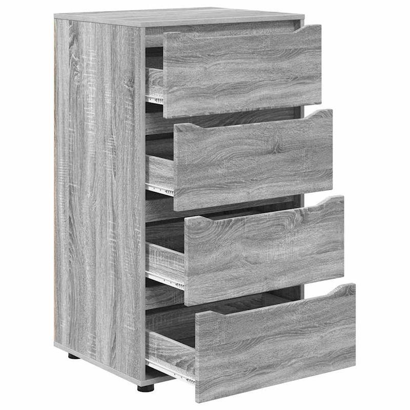 Casa si Gradina - Mobilier - Dulapuri si sifoniere - Dulapuri - Dulapuri de depozitare 2 pcs Gri Sonoma 60 x 48 x 105 cm - Infinity.ro