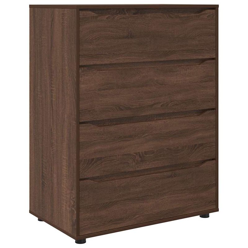 Casa si Gradina - Mobilier - Dulapuri si sifoniere - Dulapuri - Dulapuri de depozitare 2 pcs Stejar inchis 80 x 48 x 105 cm - Infinity.ro