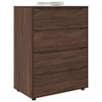 Casa si Gradina - Mobilier - Dulapuri si sifoniere - Dulapuri - Dulapuri de depozitare 2 pcs Stejar inchis 80 x 48 x 105 cm - Infinity.ro