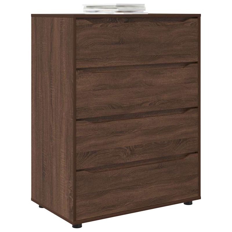 Casa si Gradina - Mobilier - Dulapuri si sifoniere - Dulapuri - Dulapuri de depozitare 2 pcs Stejar inchis 80 x 48 x 105 cm - Infinity.ro
