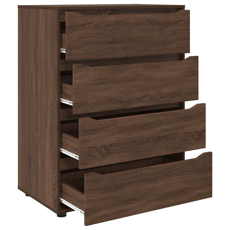 Casa si Gradina - Mobilier - Dulapuri si sifoniere - Dulapuri - Dulapuri de depozitare 2 pcs Stejar inchis 80 x 48 x 105 cm - Infinity.ro