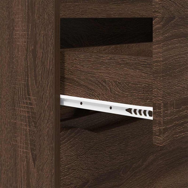 Casa si Gradina - Mobilier - Dulapuri si sifoniere - Dulapuri - Dulapuri de depozitare 2 pcs Stejar inchis 80 x 48 x 105 cm - Infinity.ro