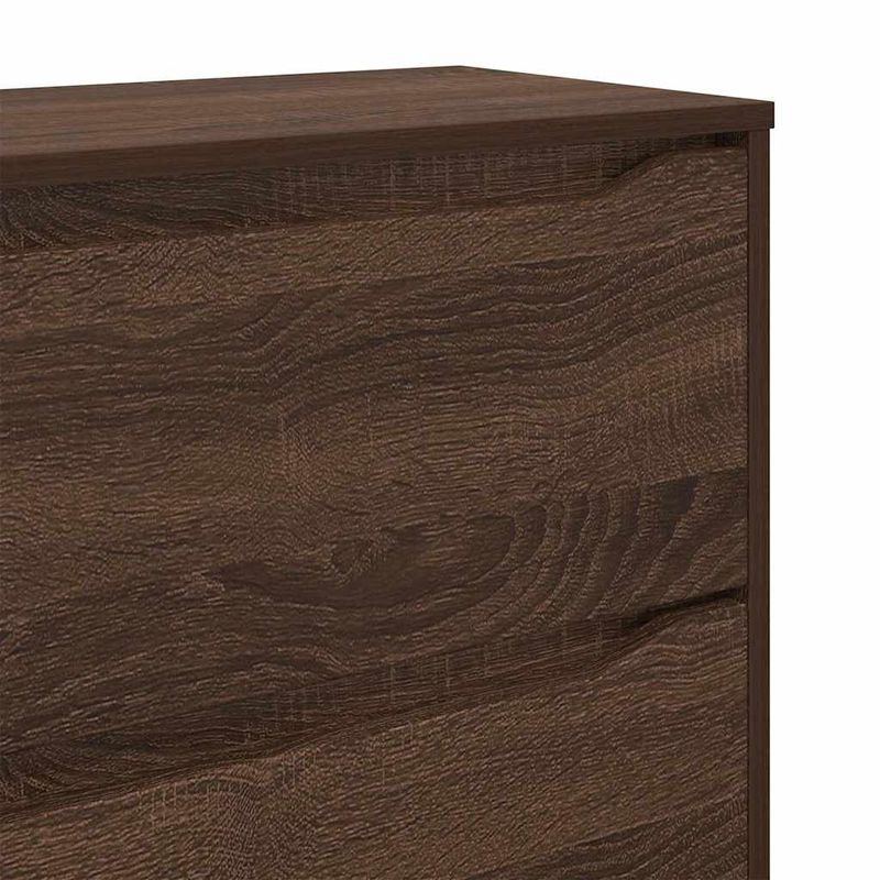 Casa si Gradina - Mobilier - Dulapuri si sifoniere - Dulapuri - Dulapuri de depozitare 2 pcs Stejar inchis 80 x 48 x 105 cm - Infinity.ro