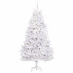 Casa si Gradina - Decoratiuni - Decoratiuni de sezon - Brad de Craciun artificial cu ramuri articulare Alb 240 cm - Infinity.ro