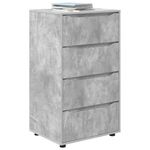 Casa si Gradina - Mobilier - Dulapuri si sifoniere - Dulapuri - Dulapuri de depozitare 2 pcs Gri din beton 60 x 48 x 105 cm - Infinity.ro