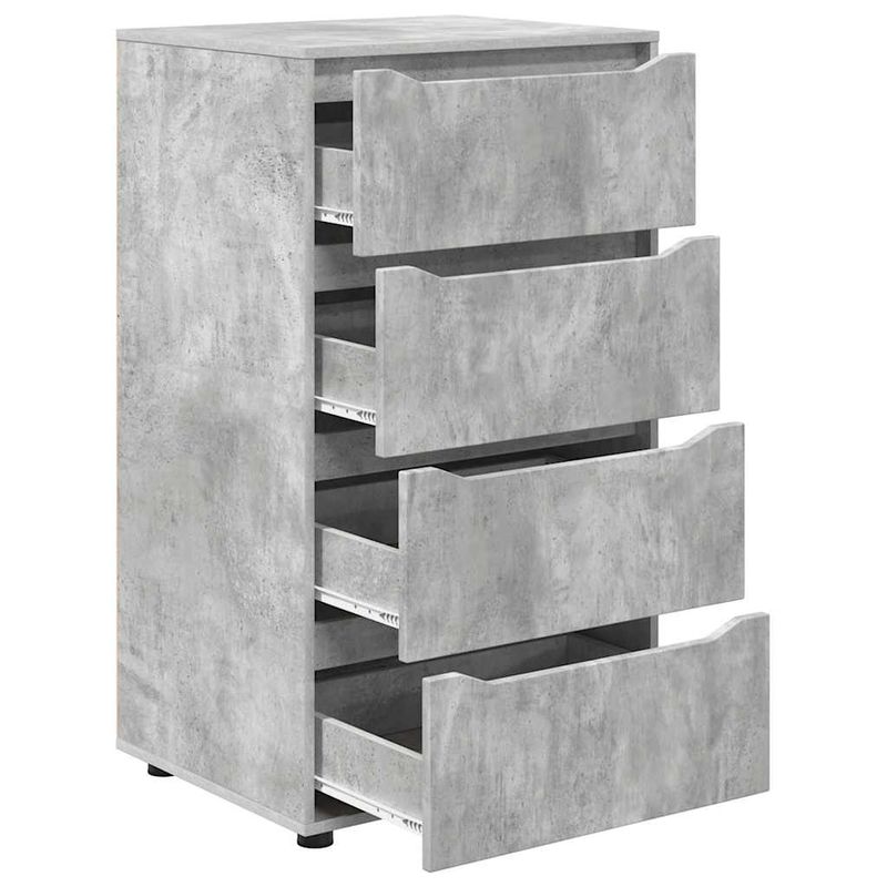 Casa si Gradina - Mobilier - Dulapuri si sifoniere - Dulapuri - Dulapuri de depozitare 2 pcs Gri din beton 60 x 48 x 105 cm - Infinity.ro
