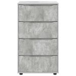 Casa si Gradina - Mobilier - Dulapuri si sifoniere - Dulapuri - Dulapuri de depozitare 2 pcs Gri din beton 60 x 48 x 105 cm - Infinity.ro