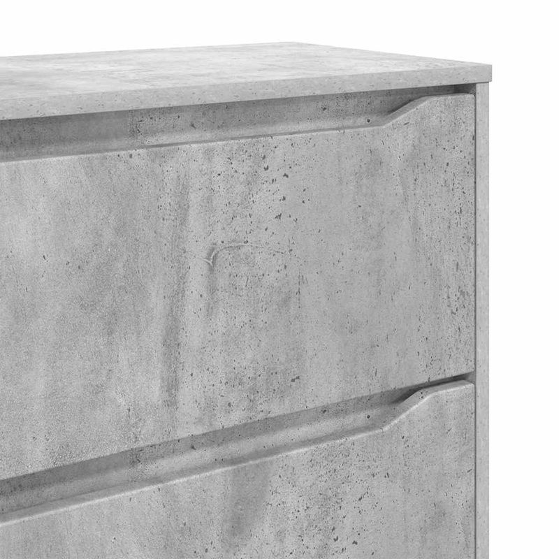 Casa si Gradina - Mobilier - Dulapuri si sifoniere - Dulapuri - Dulapuri de depozitare 2 pcs Gri din beton 80 x 48 x 105 cm - Infinity.ro