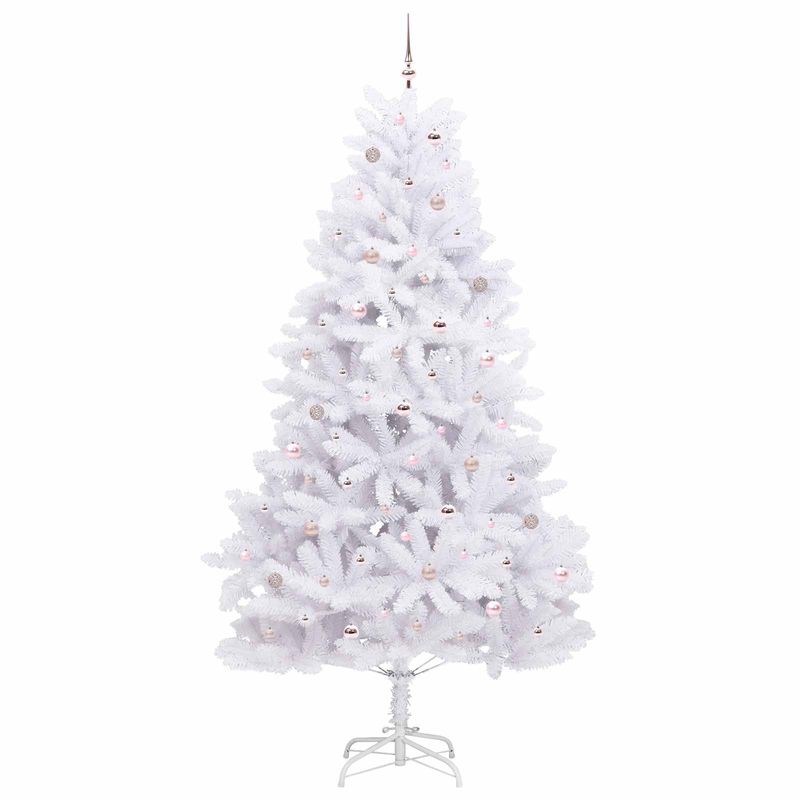 Casa si Gradina - Decoratiuni - Decoratiuni de sezon - Brad de Craciun artificial cu ramuri articulare Alb 270 cm - Infinity.ro