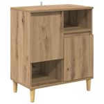Casa si Gradina - Mobilier - Comode si corpuri - Comode - Bufeturi 3 pcs Stejar Artizanal 60 x 35 x 70 cm Lemn compozit - Infinity.ro