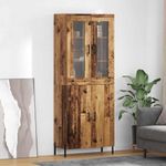Casa si Gradina - Mobilier - Comode si corpuri - Corpuri bucatarie - Bufet Pe perete Lemn Vechi 69,5 x 34 x 180 cm Lemn compozit - Infinity.ro