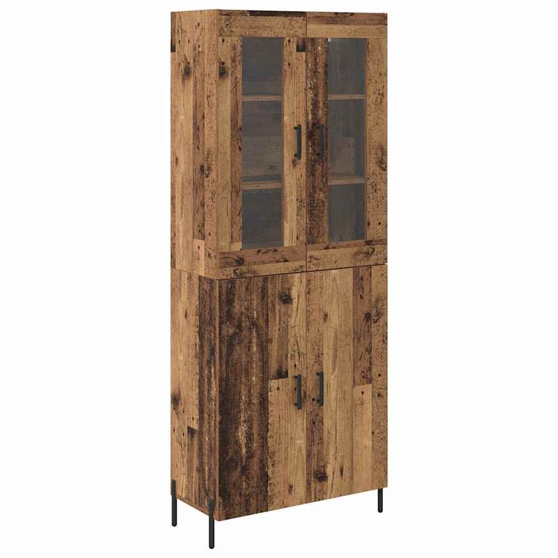 Casa si Gradina - Mobilier - Comode si corpuri - Corpuri bucatarie - Bufet Pe perete Lemn Vechi 69,5 x 34 x 180 cm Lemn compozit - Infinity.ro
