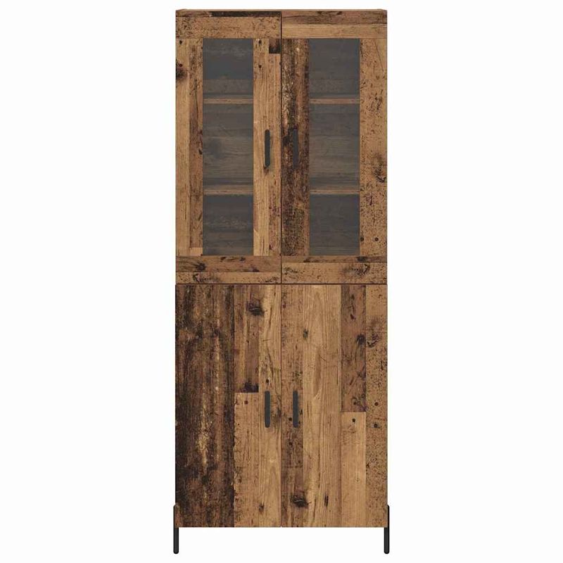 Casa si Gradina - Mobilier - Comode si corpuri - Corpuri bucatarie - Bufet Pe perete Lemn Vechi 69,5 x 34 x 180 cm Lemn compozit - Infinity.ro