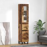 Casa si Gradina - Mobilier - Comode si corpuri - Corpuri bucatarie - Bufet cu sertar Lemn Vechi 69,5 x 34 x 180 cm Lemn compozit - Infinity.ro