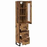 Casa si Gradina - Mobilier - Comode si corpuri - Corpuri bucatarie - Bufet cu sertar Lemn Vechi 69,5 x 34 x 180 cm Lemn compozit - Infinity.ro