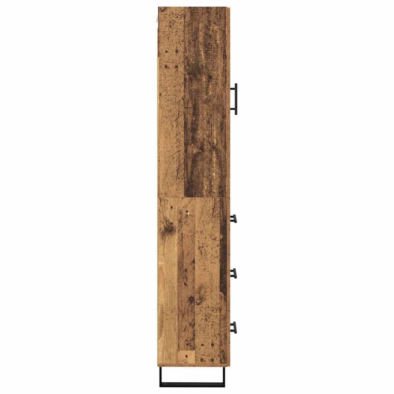 Casa si Gradina - Mobilier - Comode si corpuri - Corpuri bucatarie - Bufet cu sertar Lemn Vechi 69,5 x 34 x 180 cm Lemn compozit - Infinity.ro